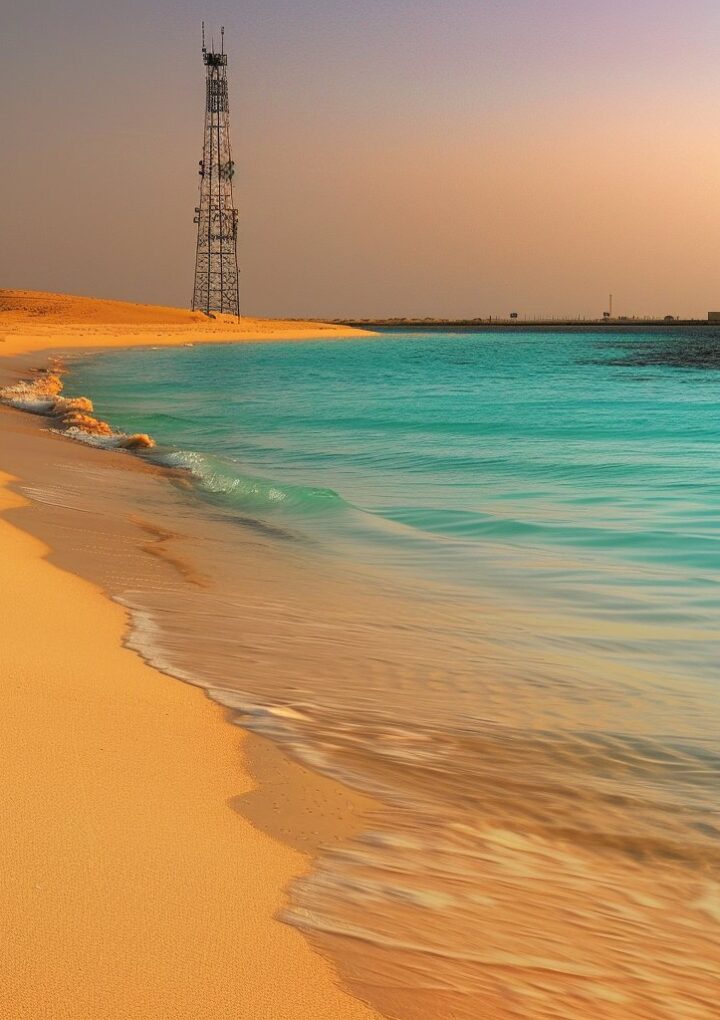 4G aan het strand in Egypte